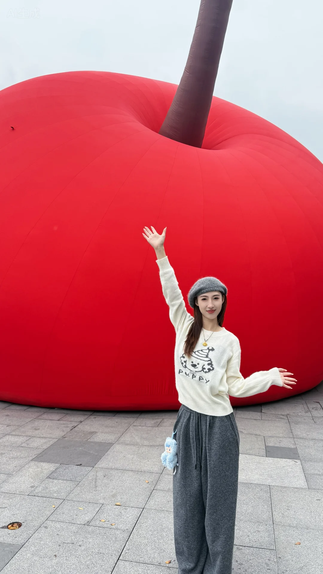 徐州文庙新地标 巨型苹果🍎