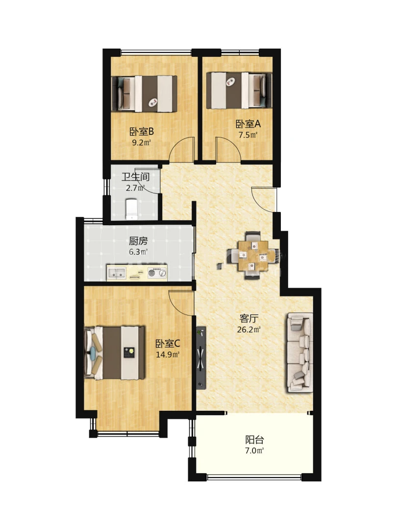 南京玄武🏡次新洋房小区，拎包入住 地铁口