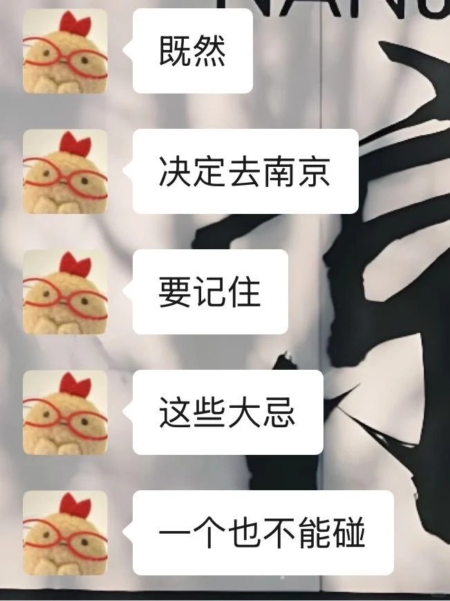 既然决定了去南京！这些事情一定不要做❌