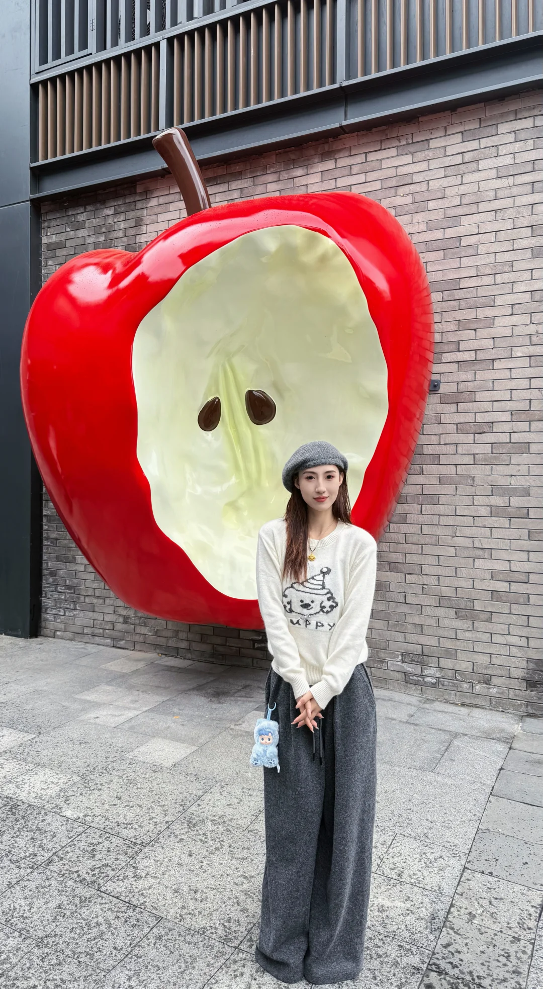 徐州文庙新地标 巨型苹果🍎