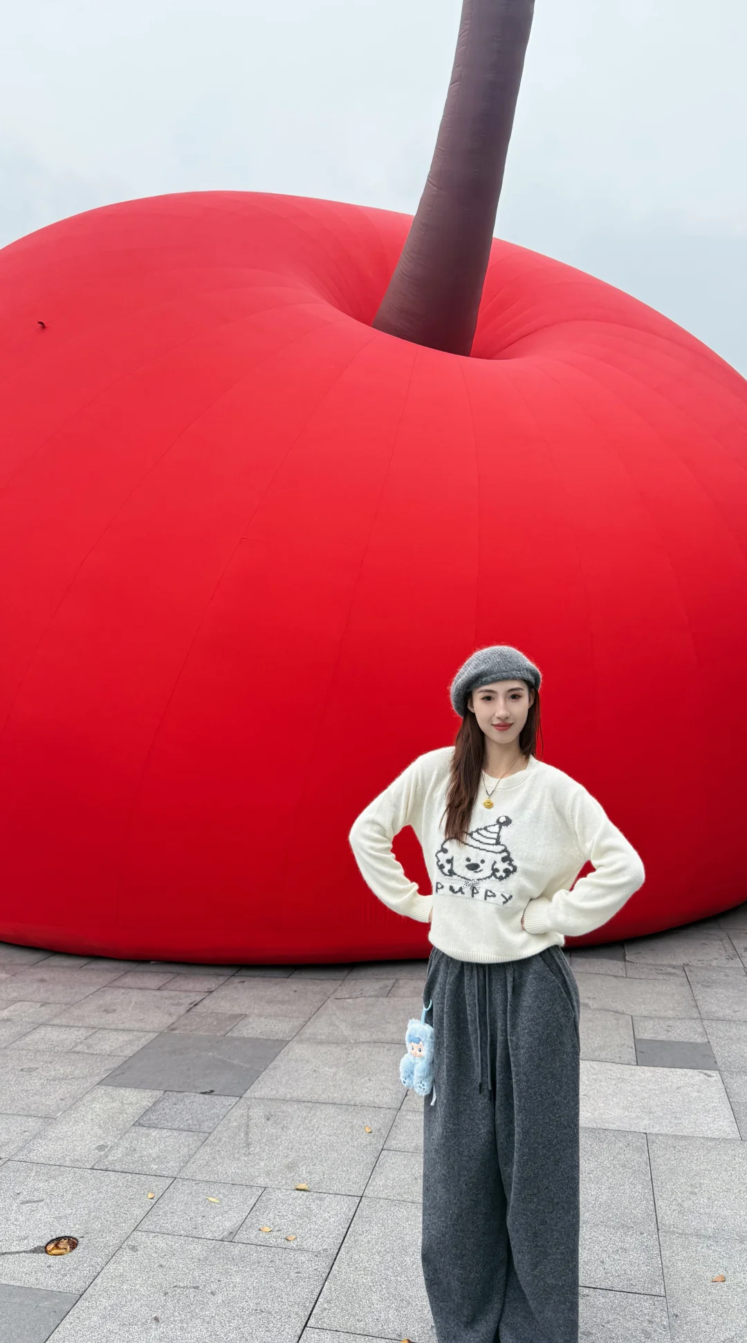 徐州文庙新地标 巨型苹果🍎