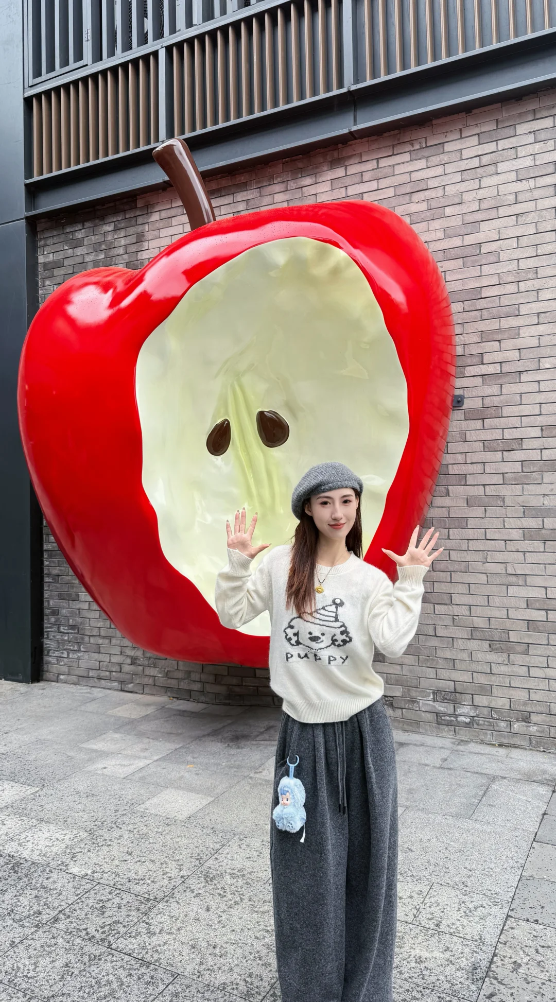 徐州文庙新地标 巨型苹果🍎