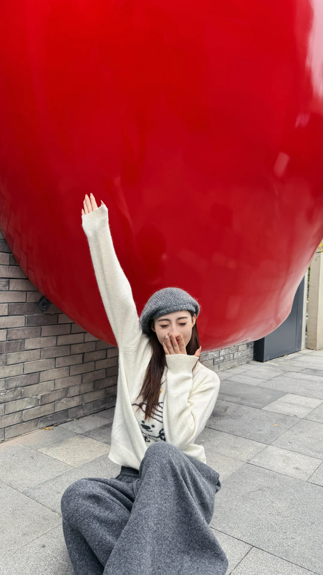 徐州文庙新地标 巨型苹果🍎