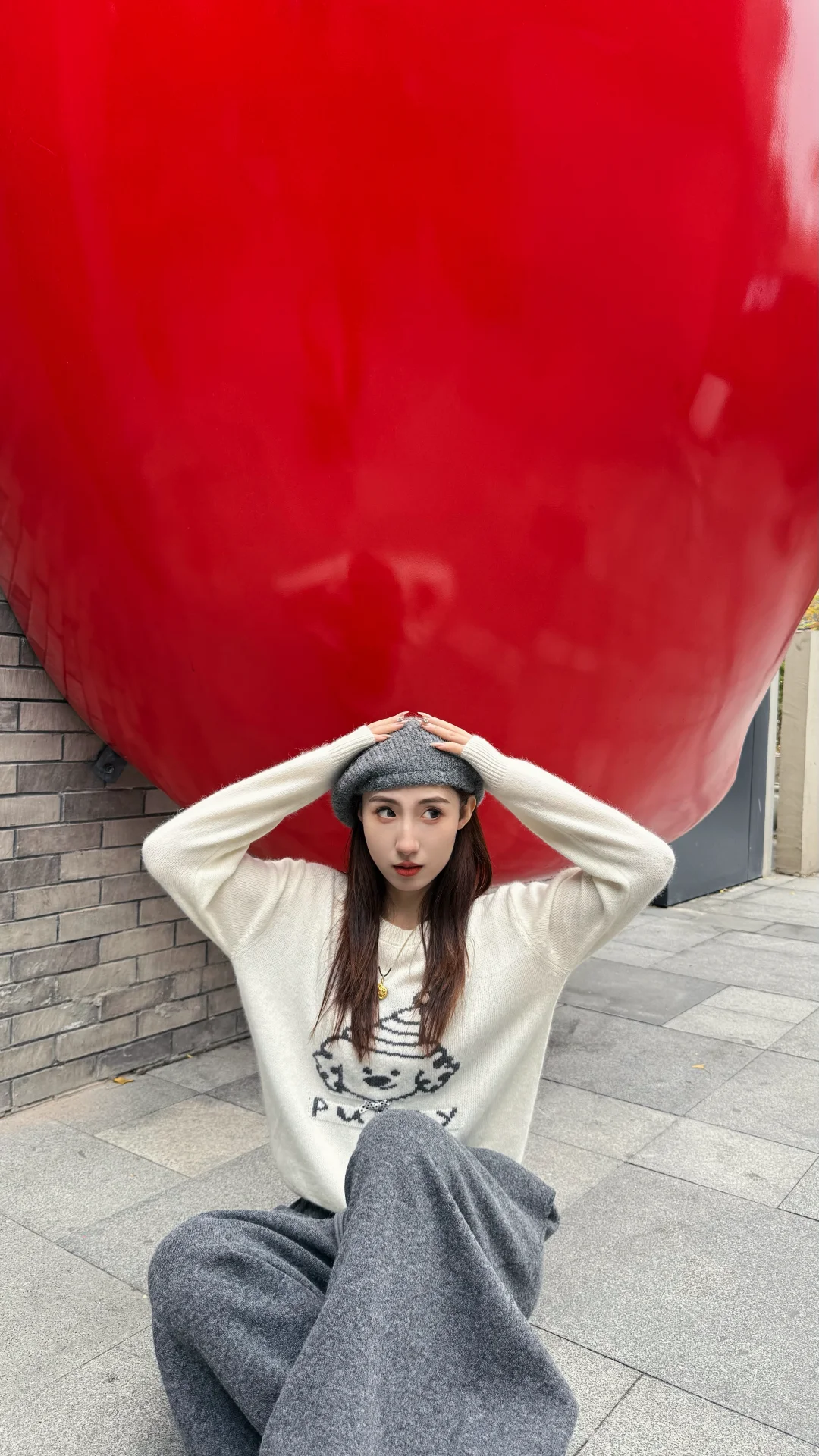 徐州文庙新地标 巨型苹果🍎