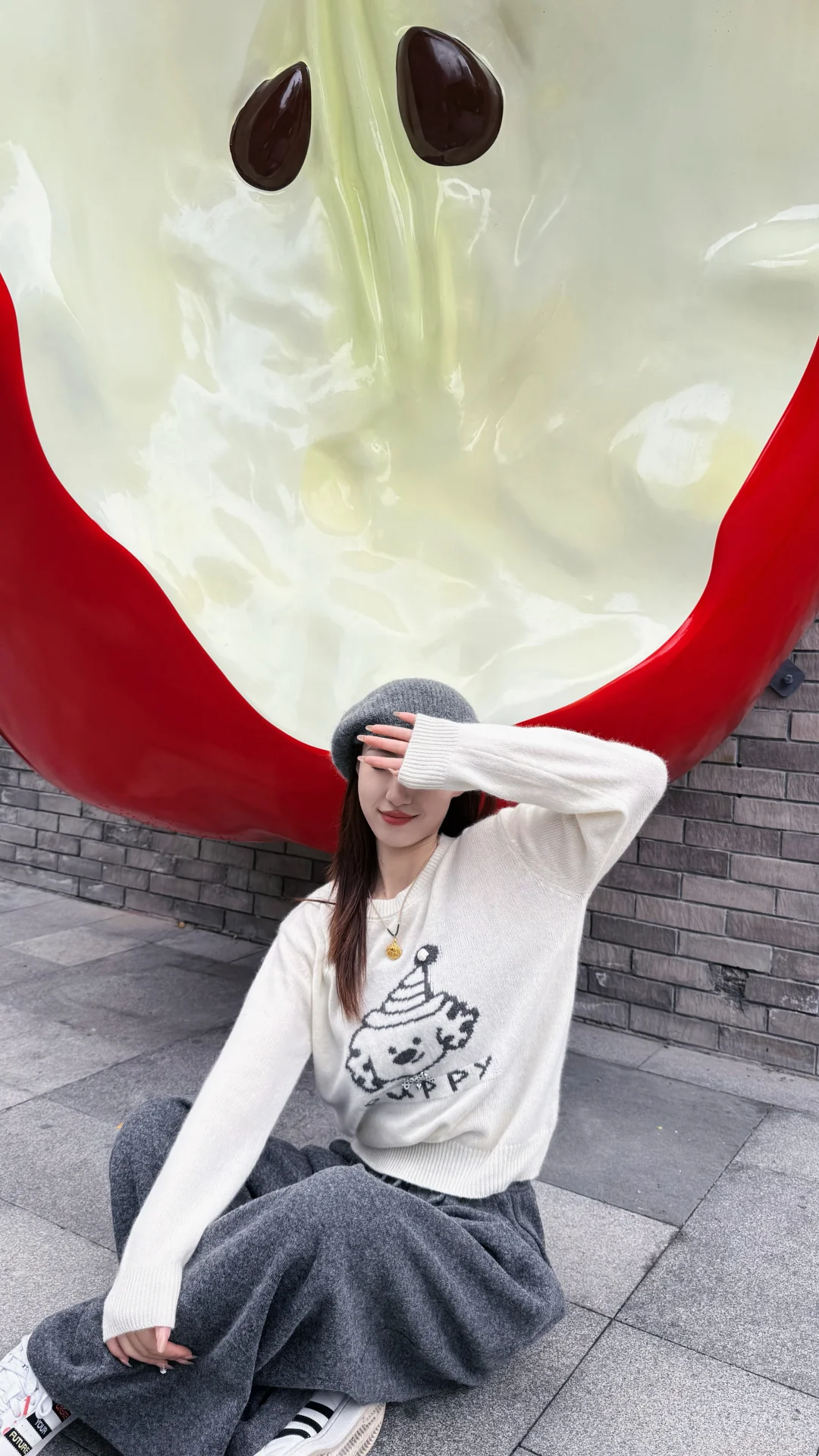 徐州文庙新地标 巨型苹果🍎