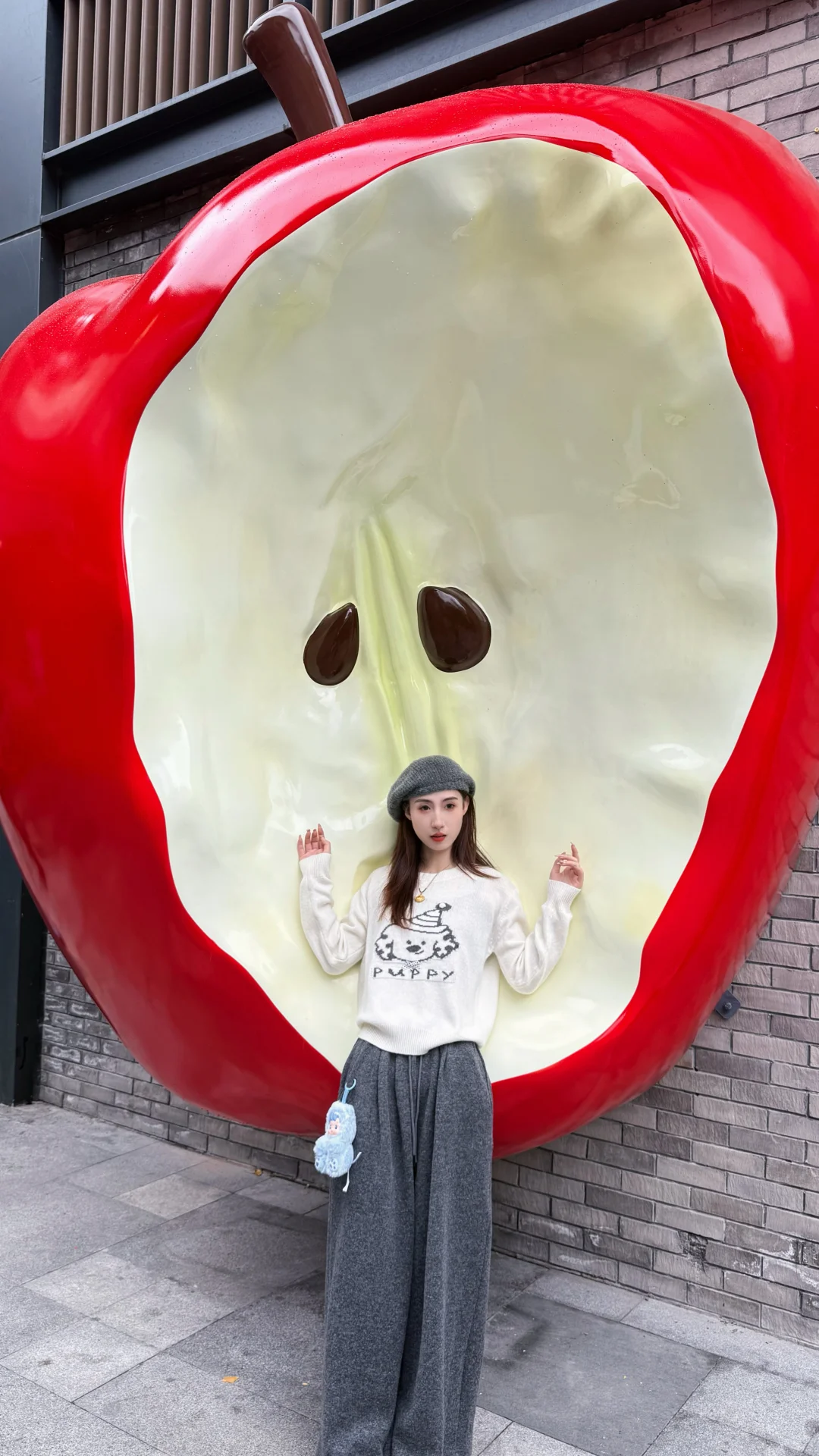 徐州文庙新地标 巨型苹果🍎