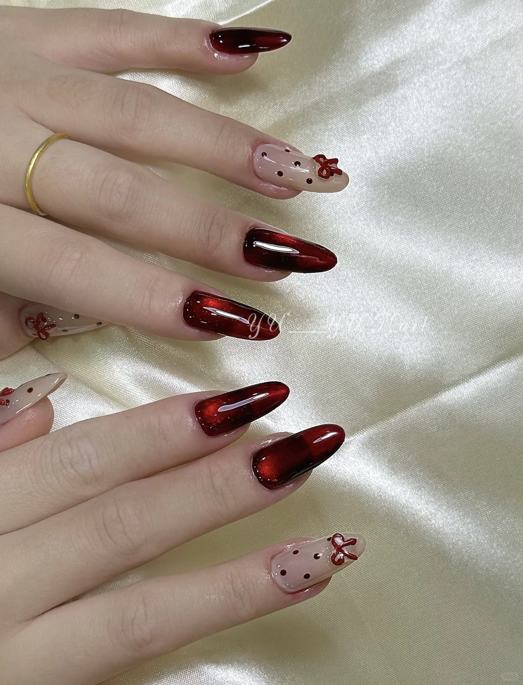 徐州美甲｜红色系美甲
