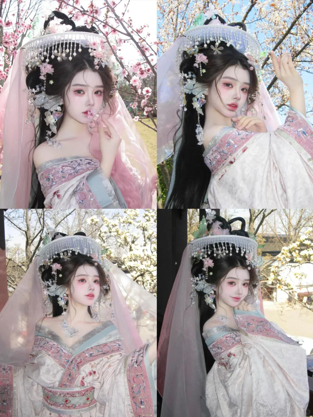 广州汉服旅拍｜帷帽花神款直接美到失语✨