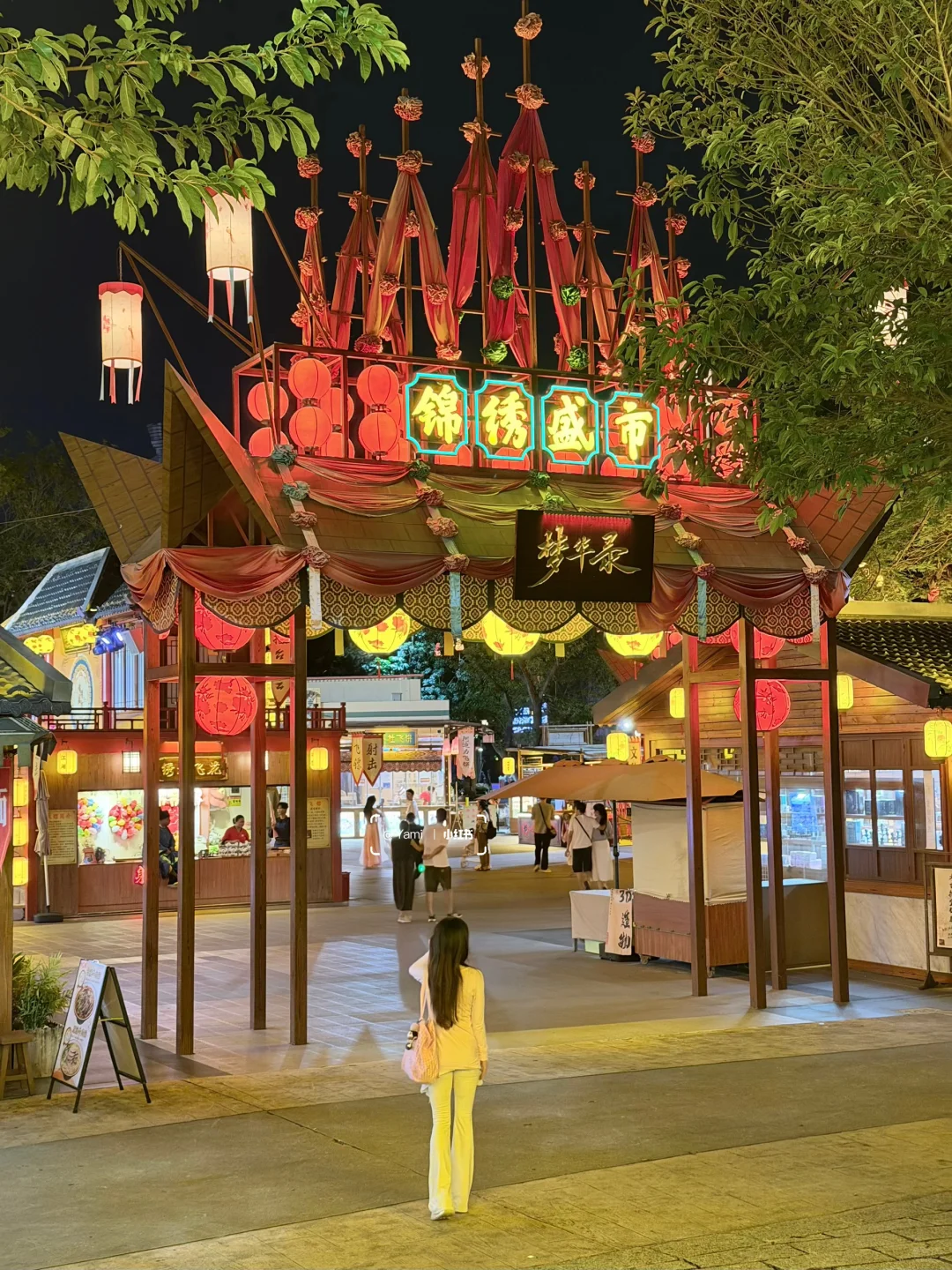 深圳“梦华录”主题夜市好美啊啊‼️‼️