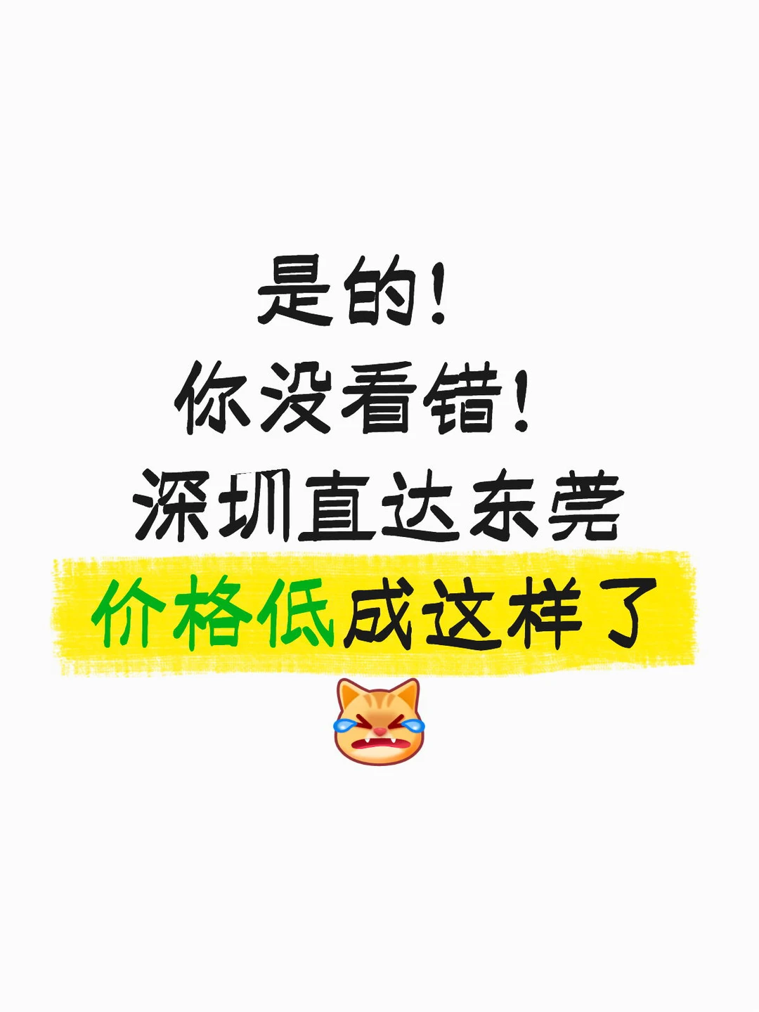 深圳东莞直达通勤攻略它来咯✌️