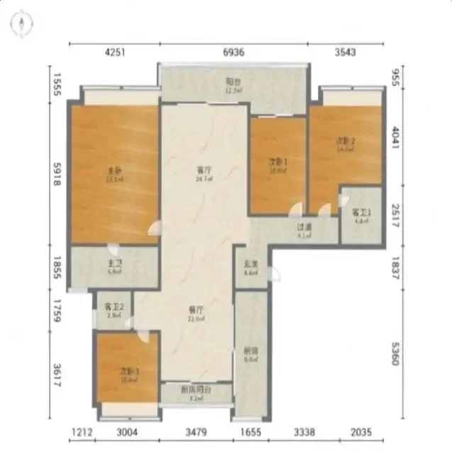业主急出，番禺万博越秀和樾府190平