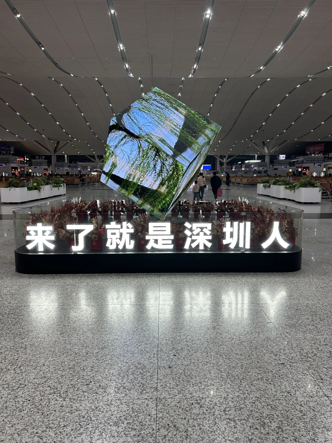 来了就是深圳人。