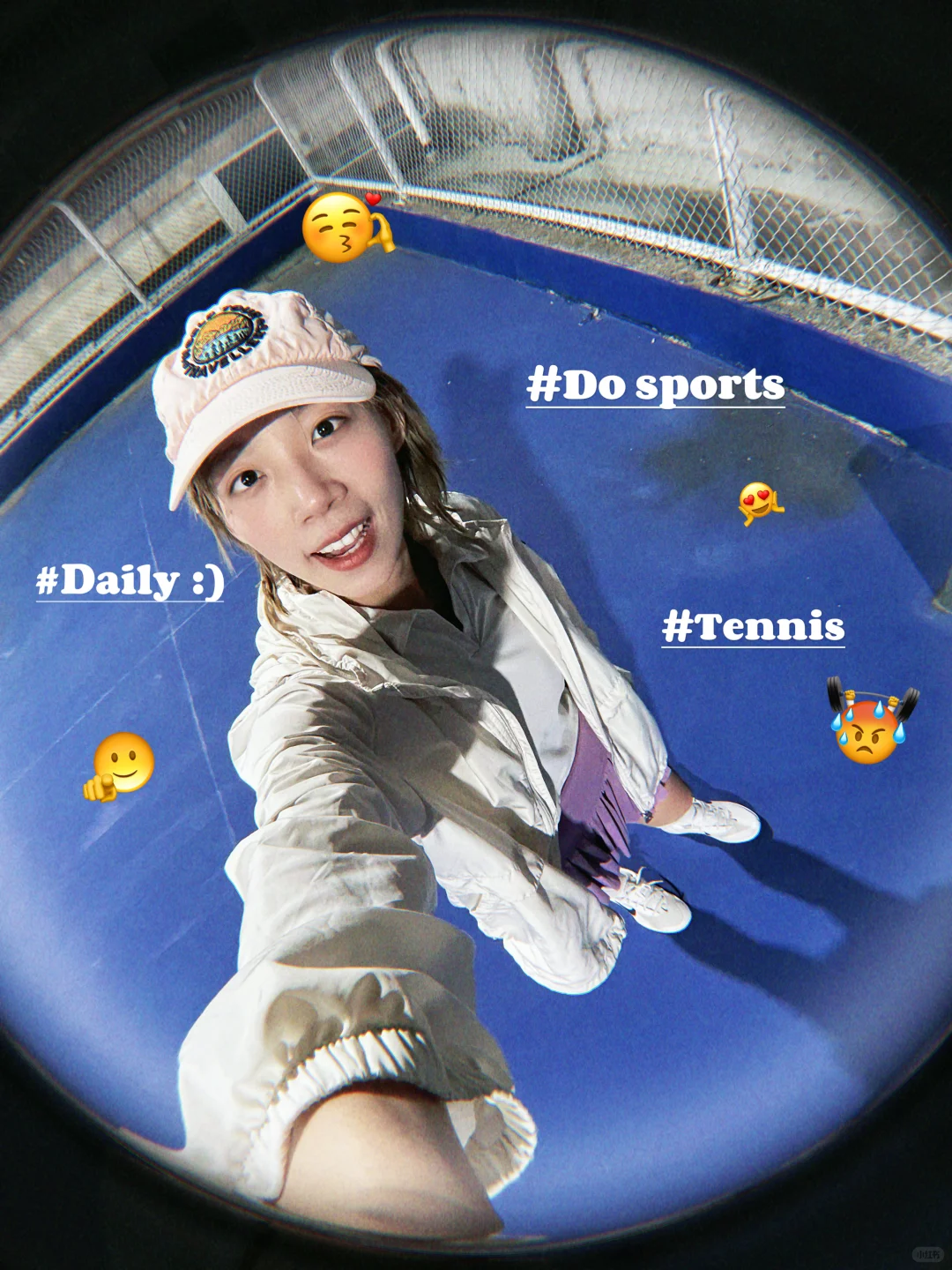 天要降温，我要打球🎾