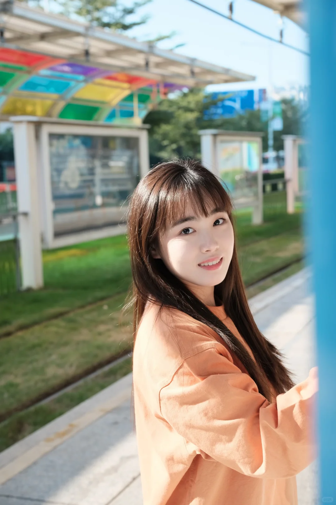 谁能拒绝2r在广州有轨电车拍一组日系氛围感