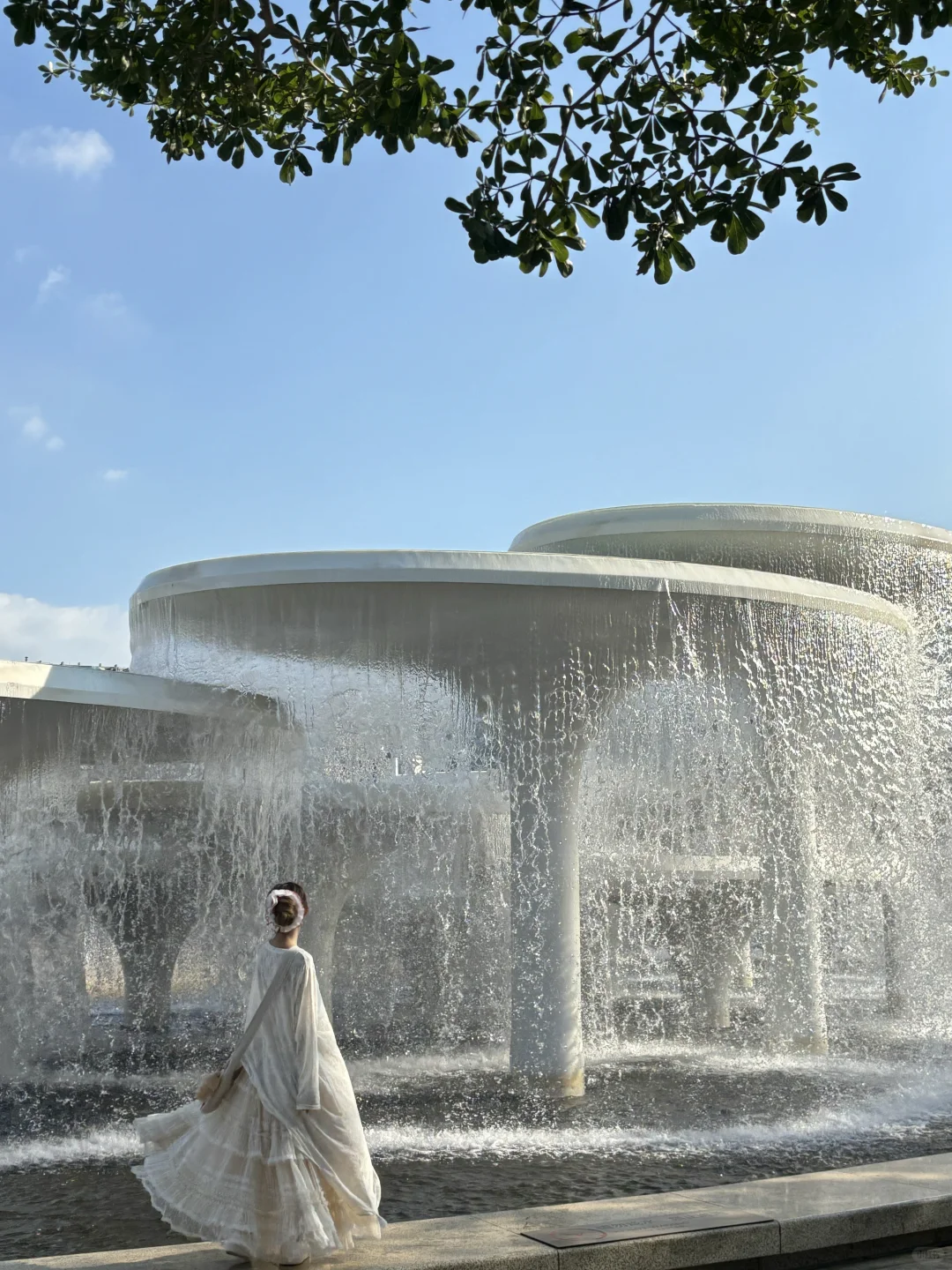 不用去香港也能拍到梦幻喷泉⛲️地铁直达live