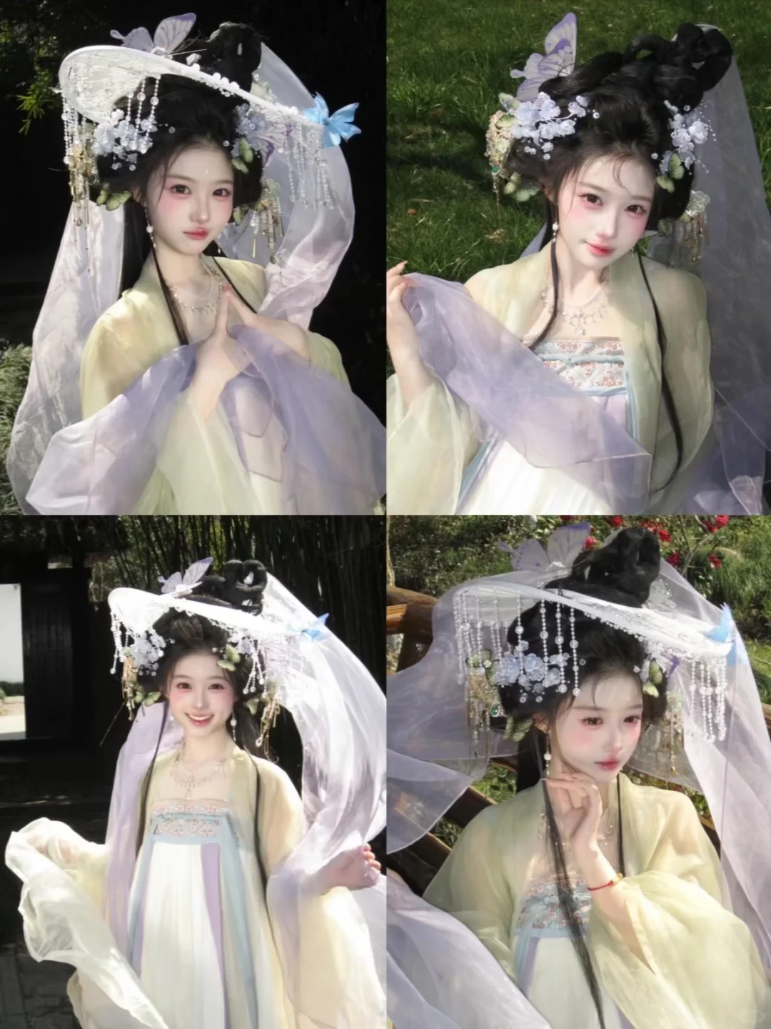 广州汉服旅拍｜帷帽花神款直接美到失语✨