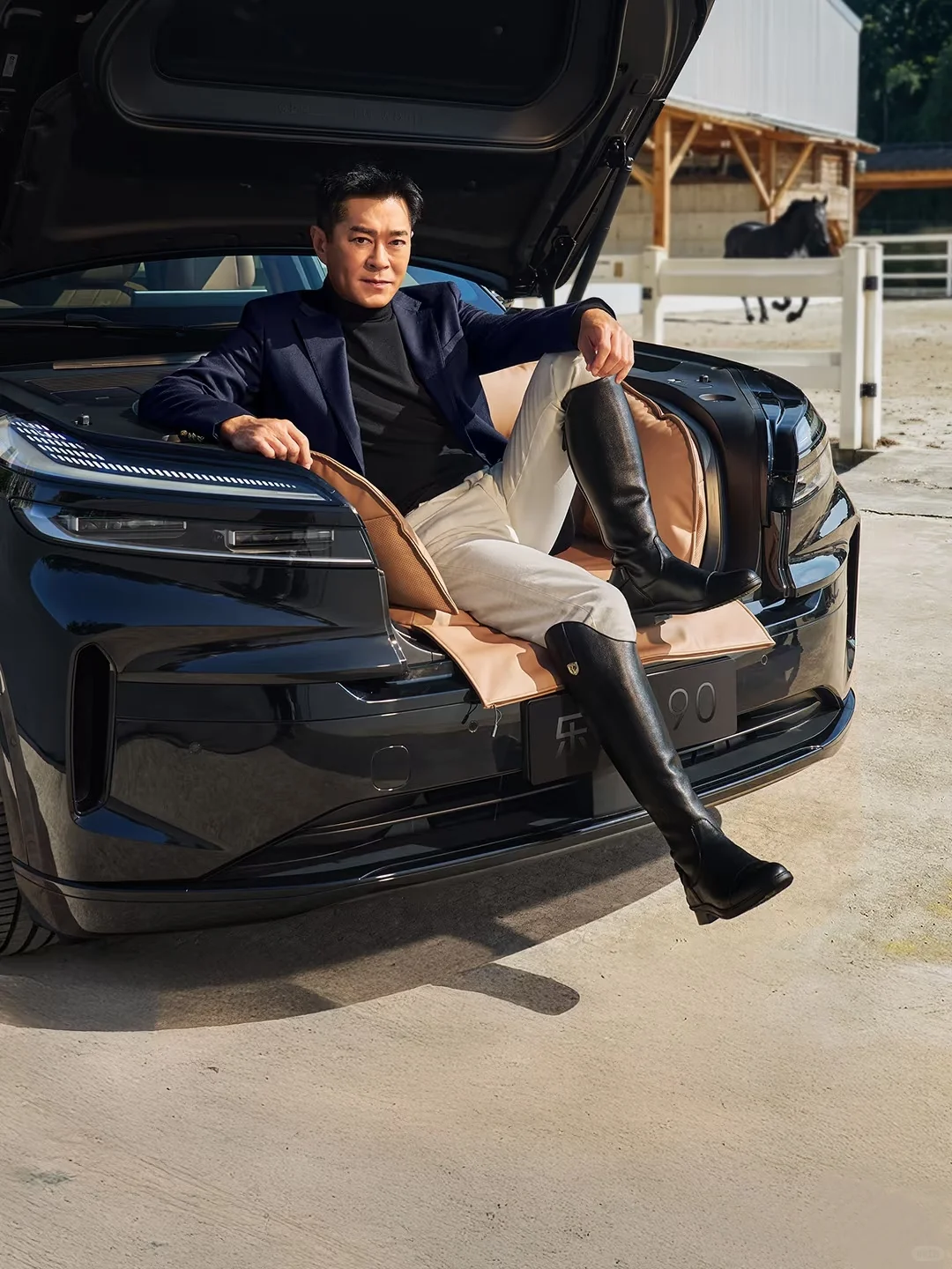 深圳场地|在威廉马场拍的古天乐真帅！