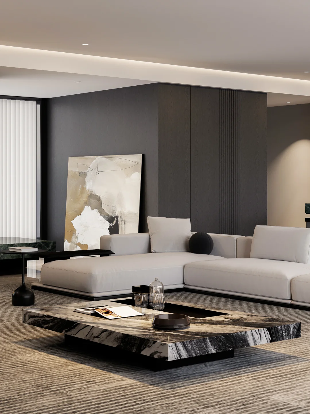 深圳设计-高级感意式轻奢大平层