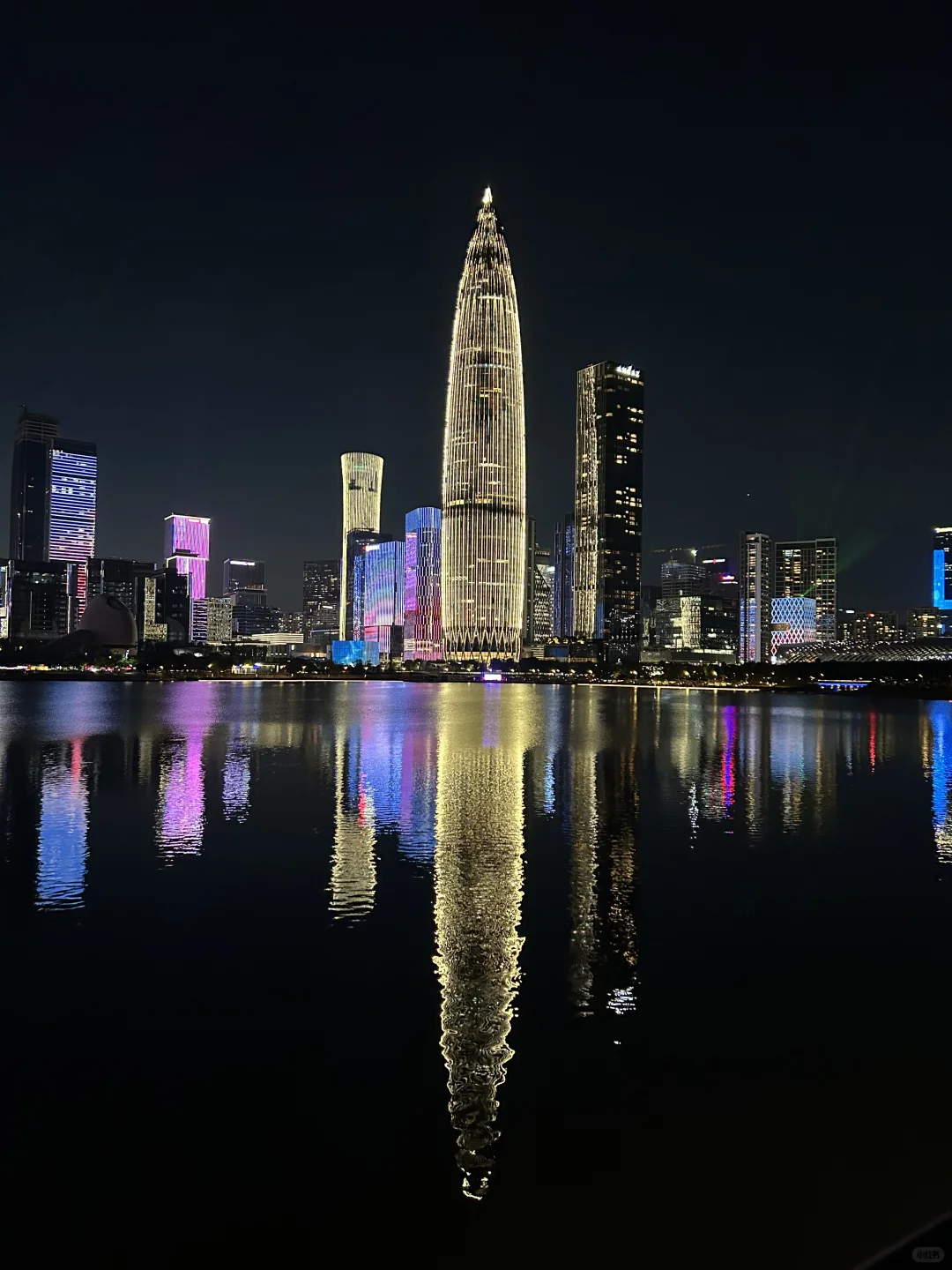 深圳人才公园灯光秀