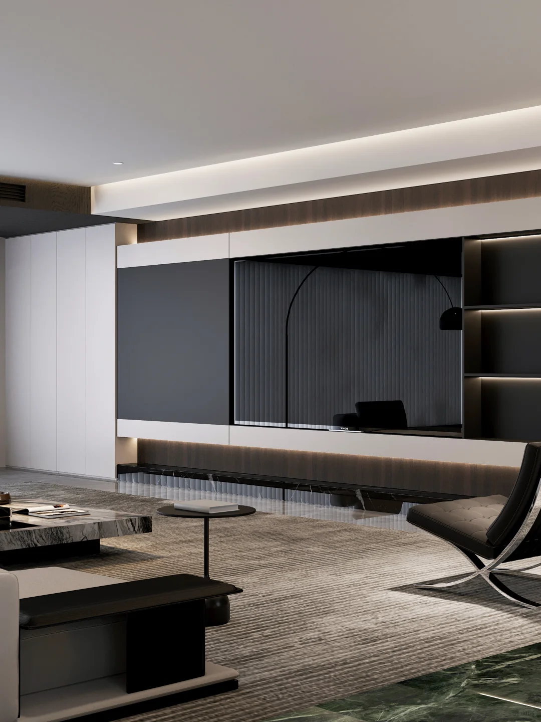 深圳设计-高级感意式轻奢大平层