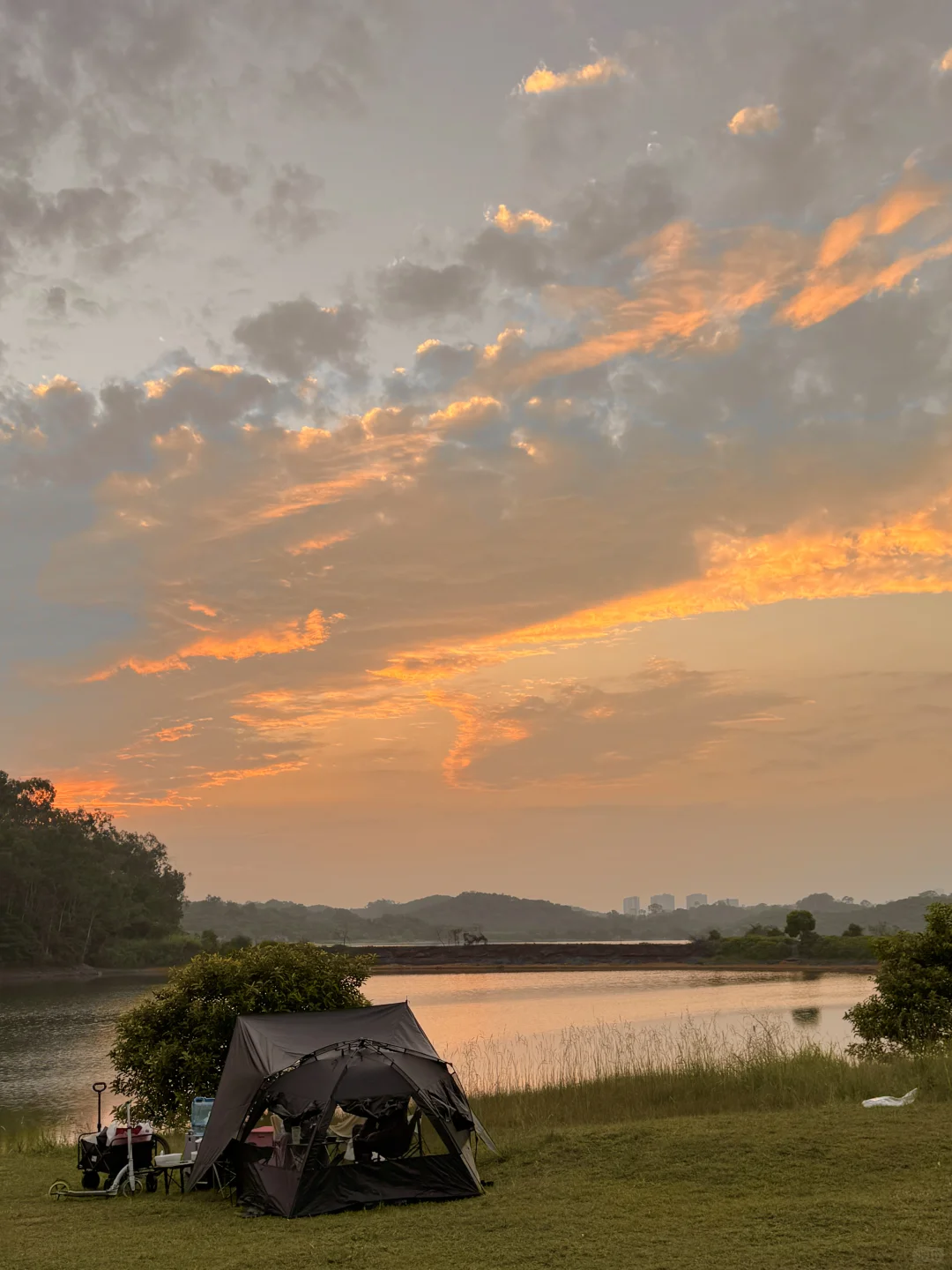 📍东莞 秋日浪漫指南 同沙公园看晚霞🌄