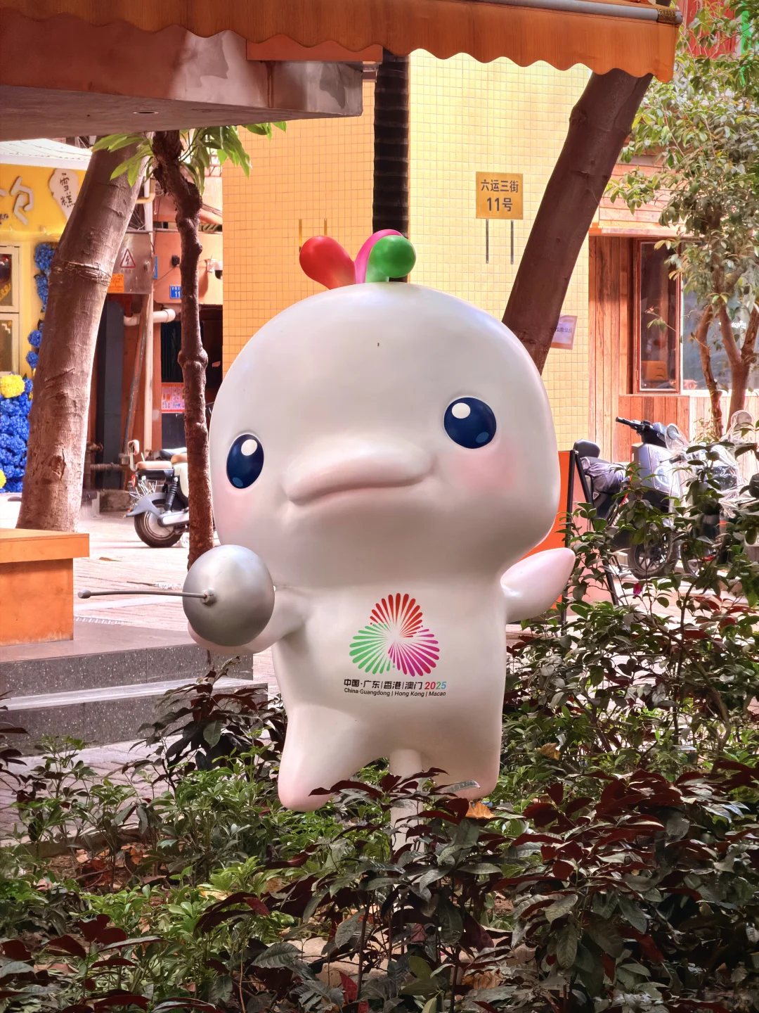 六运小区的大湾鸡，下次来广州可否再见？😭