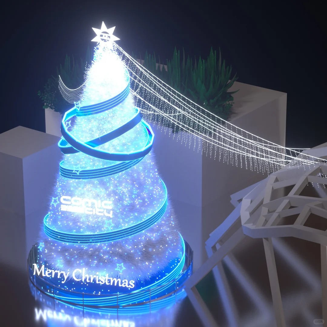 广州今年最二次元的圣诞树🎄即将诞生！！