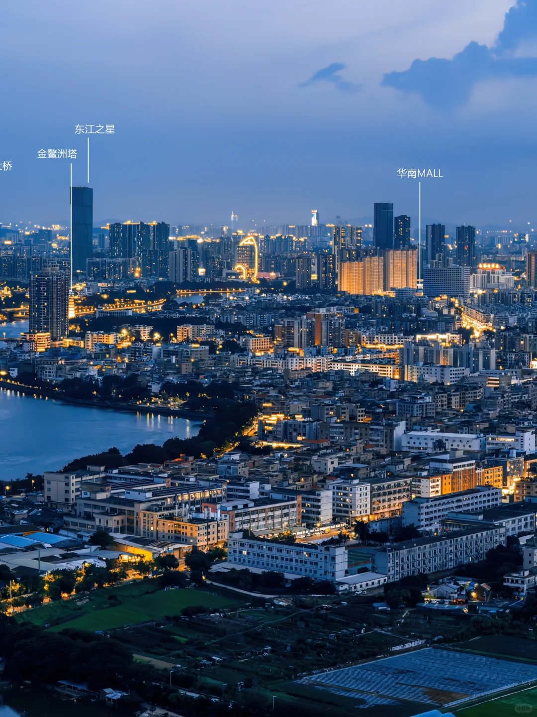 一张2亿像素的东莞城区全景图‼️