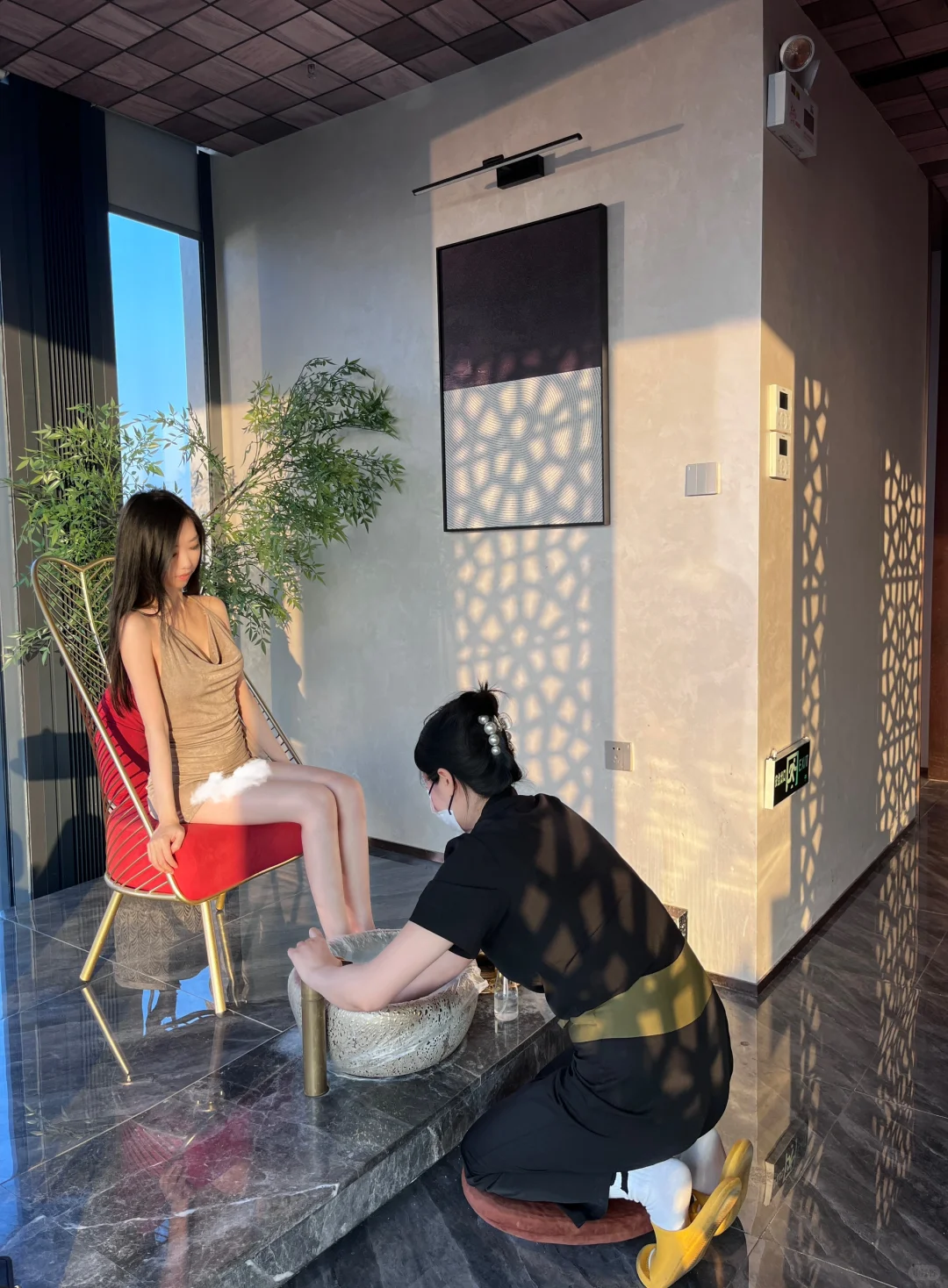 东莞高空宝藏🇹🇭泰式𝙨𝙥𝙖俯瞰城市太绝了