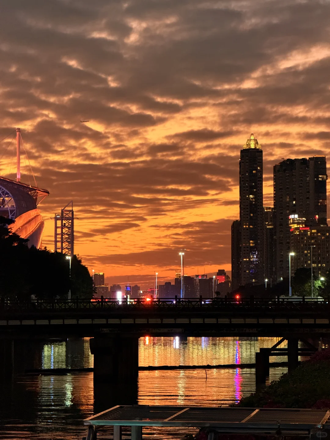 11.21 广州日落实况