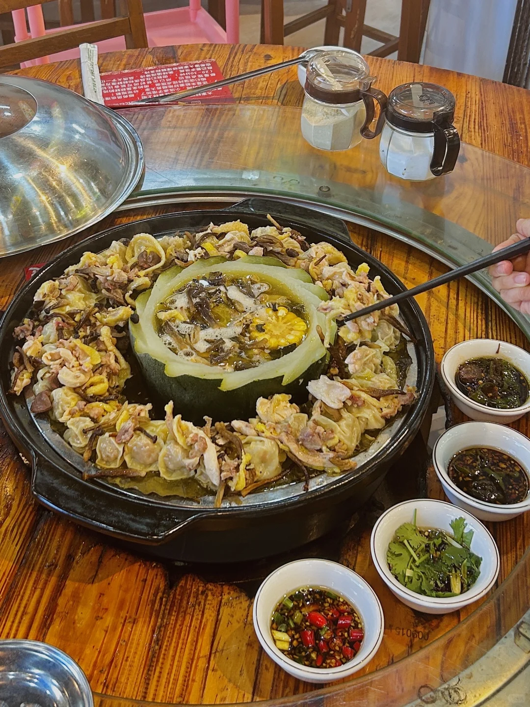 广州花都老字号冬瓜盅桑拿鸡！这波养生局…