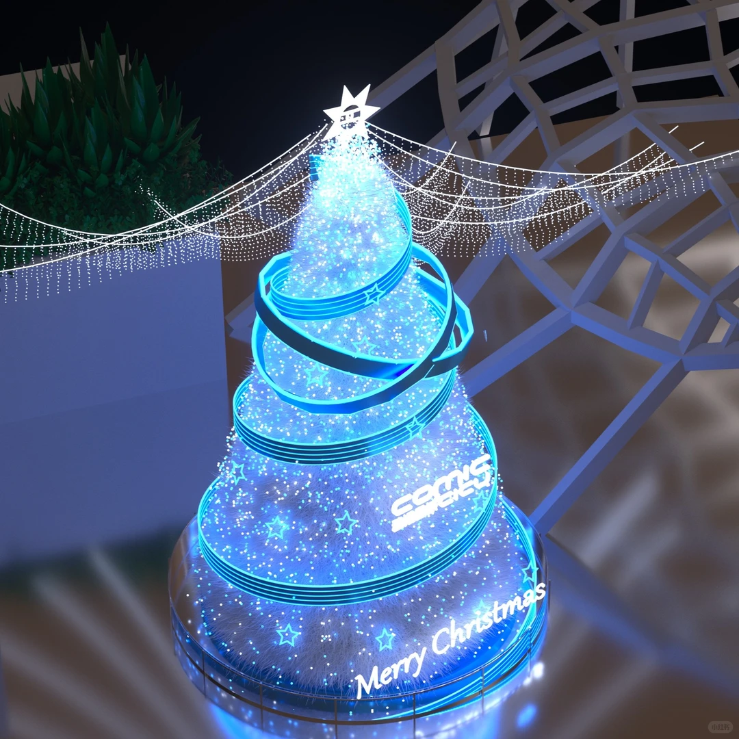 广州今年最二次元的圣诞树🎄即将诞生！！