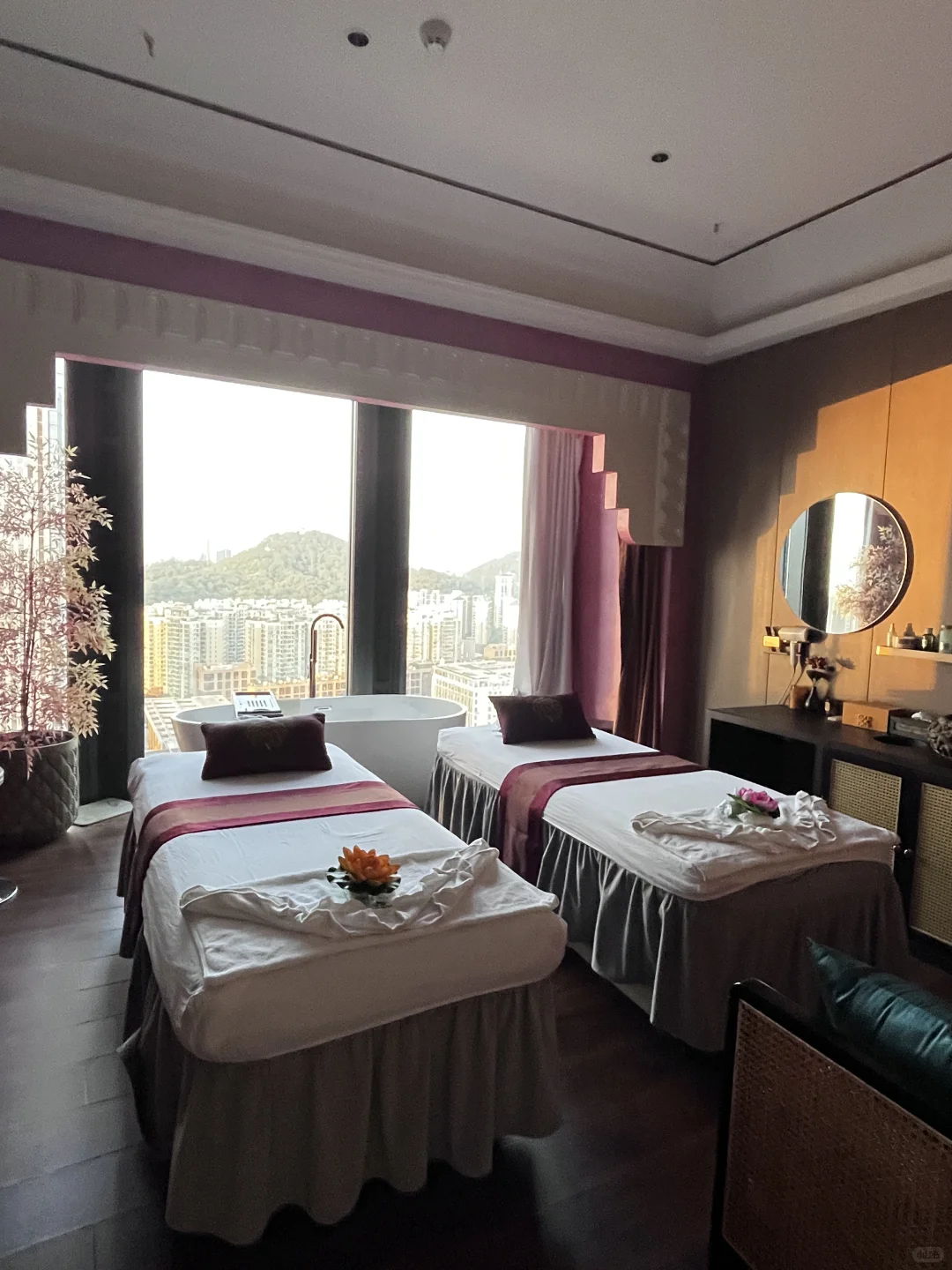 东莞高空宝藏🇹🇭泰式𝙨𝙥𝙖俯瞰城市太绝了