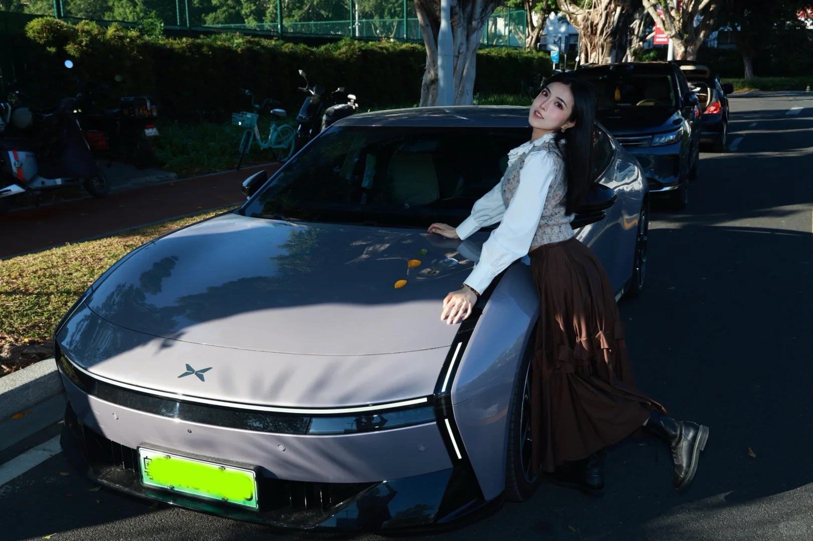 秋日🍂新P7和广州塔 好配啊！！！