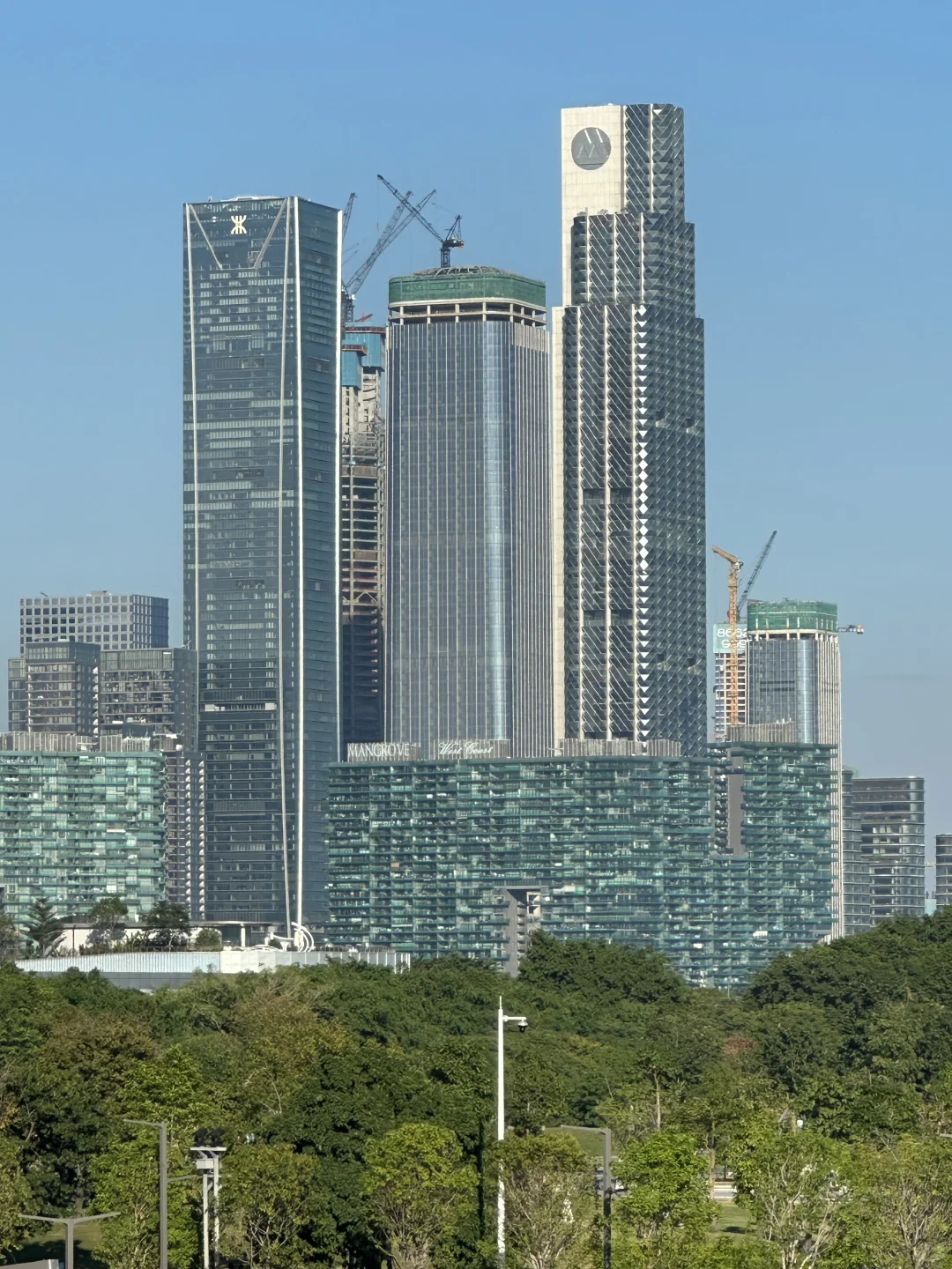 晶莹剔透的深圳湾