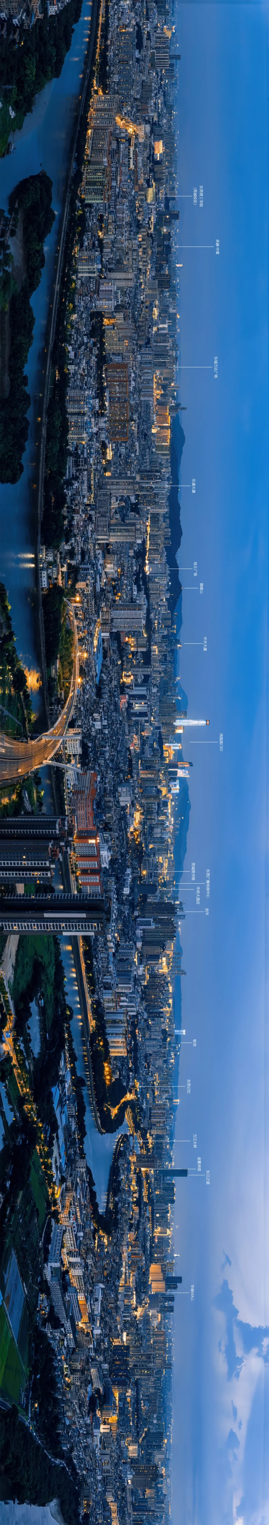 一张2亿像素的东莞城区全景图‼️