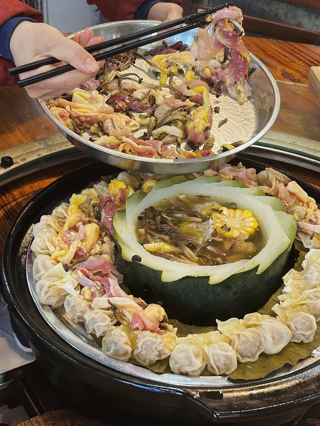 广州花都老字号冬瓜盅桑拿鸡！这波养生局…