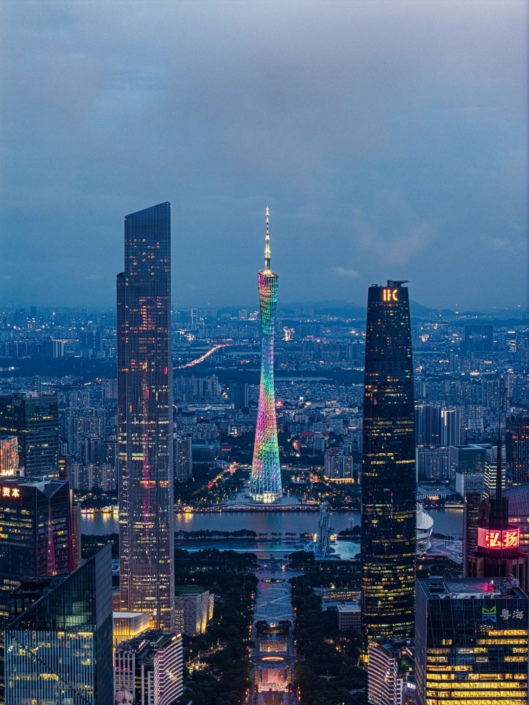 广州塔超过东京塔有可能｜航拍竖屏版