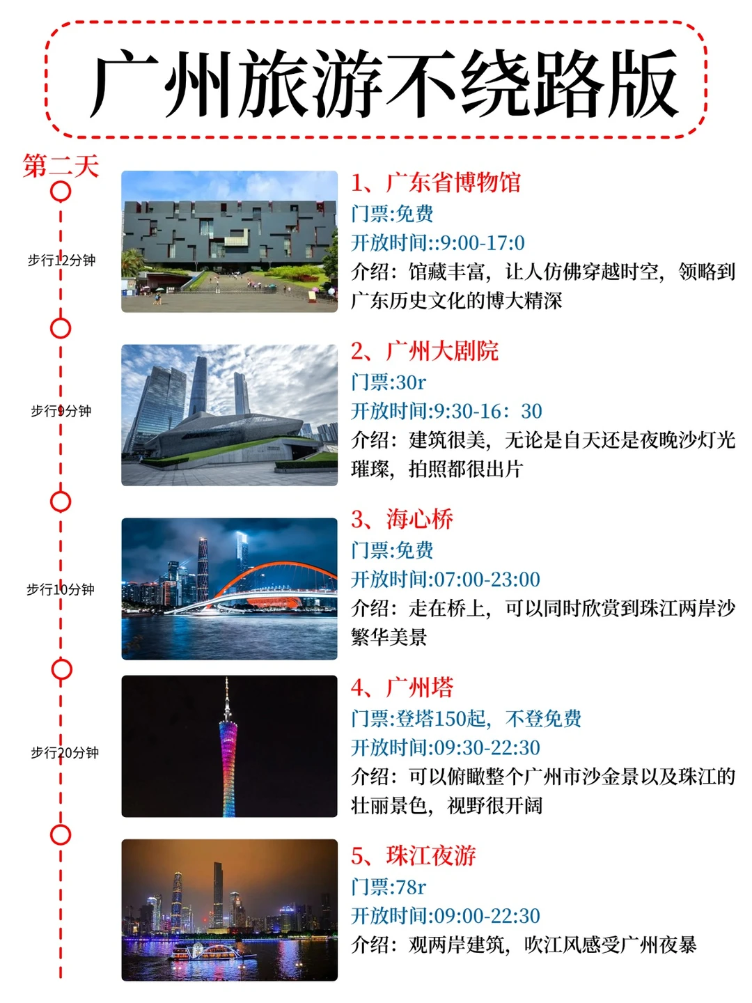 本J人被自己手写的广州攻略满意地睡不着…