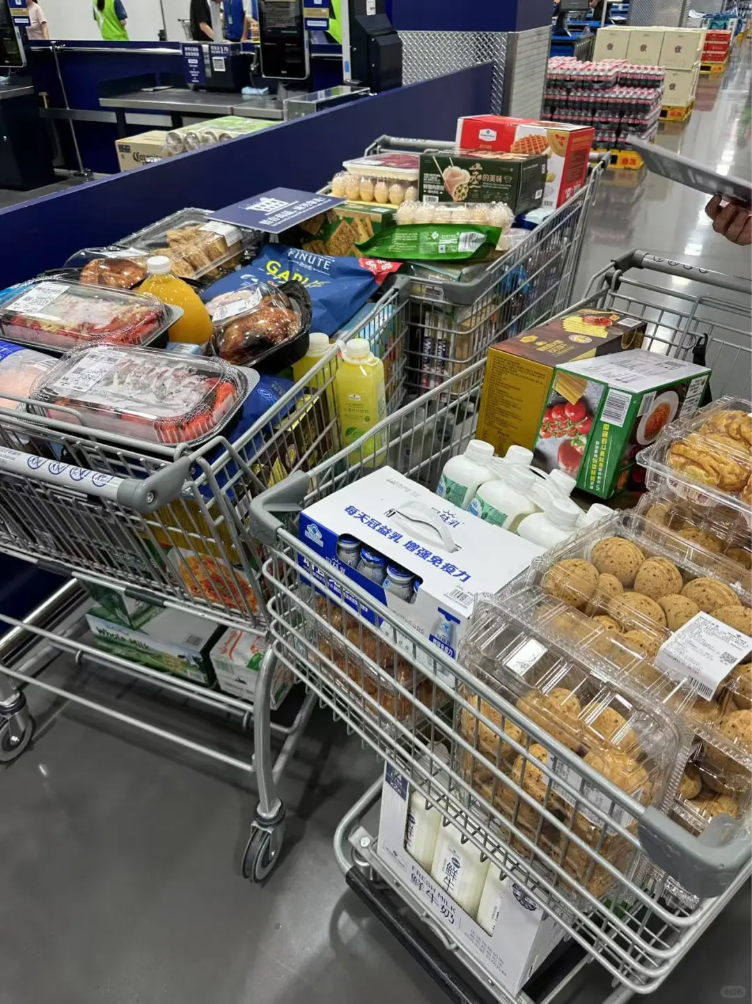 东莞寮步山姆！带进！结账！