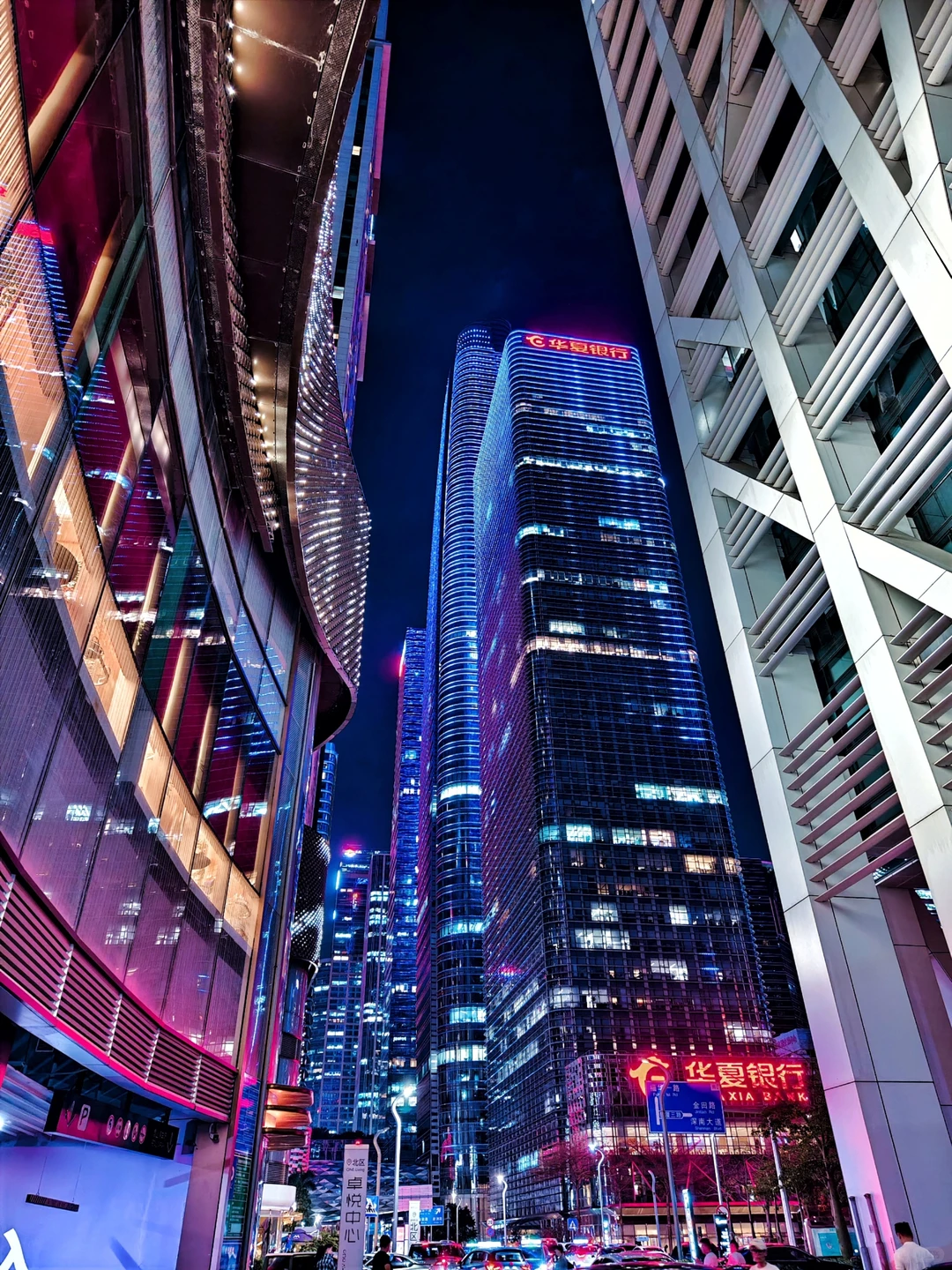 🌃✨深圳CBD夜游天花板！福田卓悦中心夜