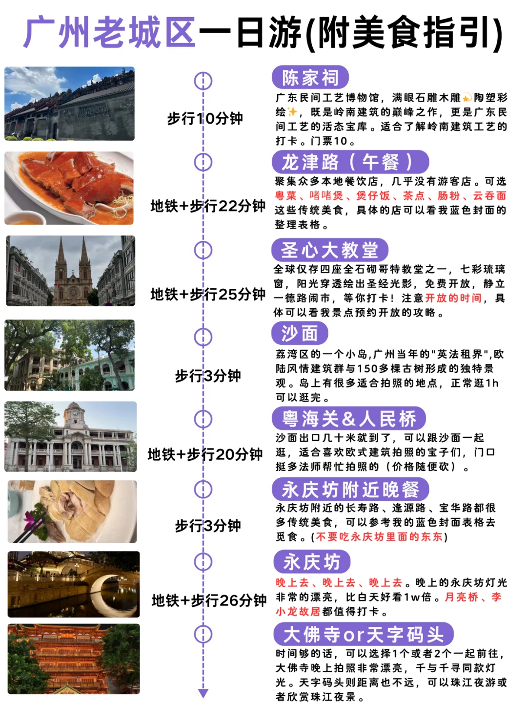 广州老城区一日游(附美食指引)