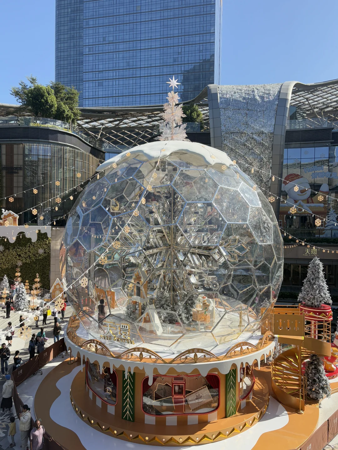 广州天环圣诞水晶球7️⃣个人少📷机位！