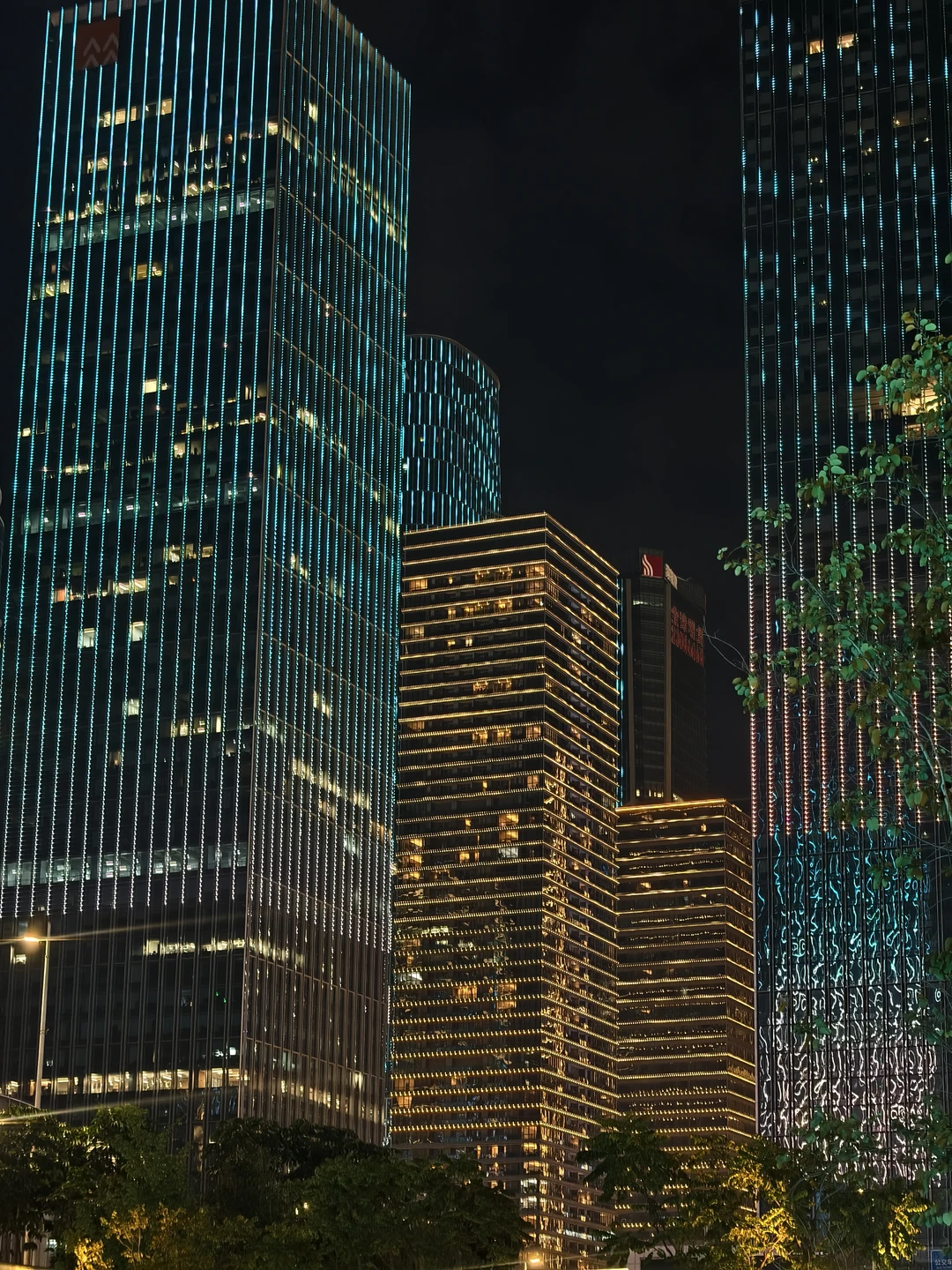 深圳的夜晚是彩色的