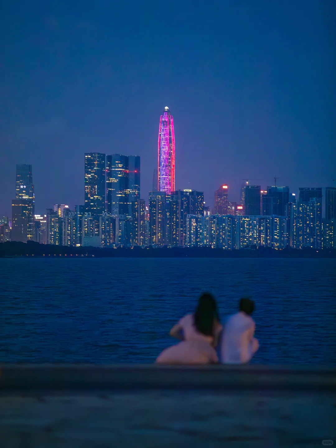 在深圳📍一定要留一个傍晚给深圳湾啊～