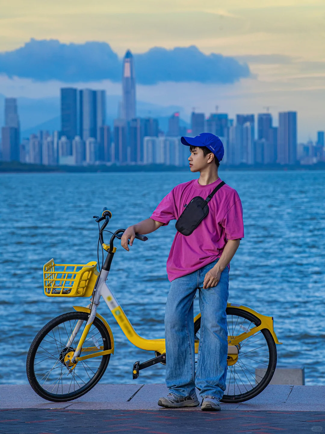 在深圳📍一定要留一个傍晚给深圳湾啊～