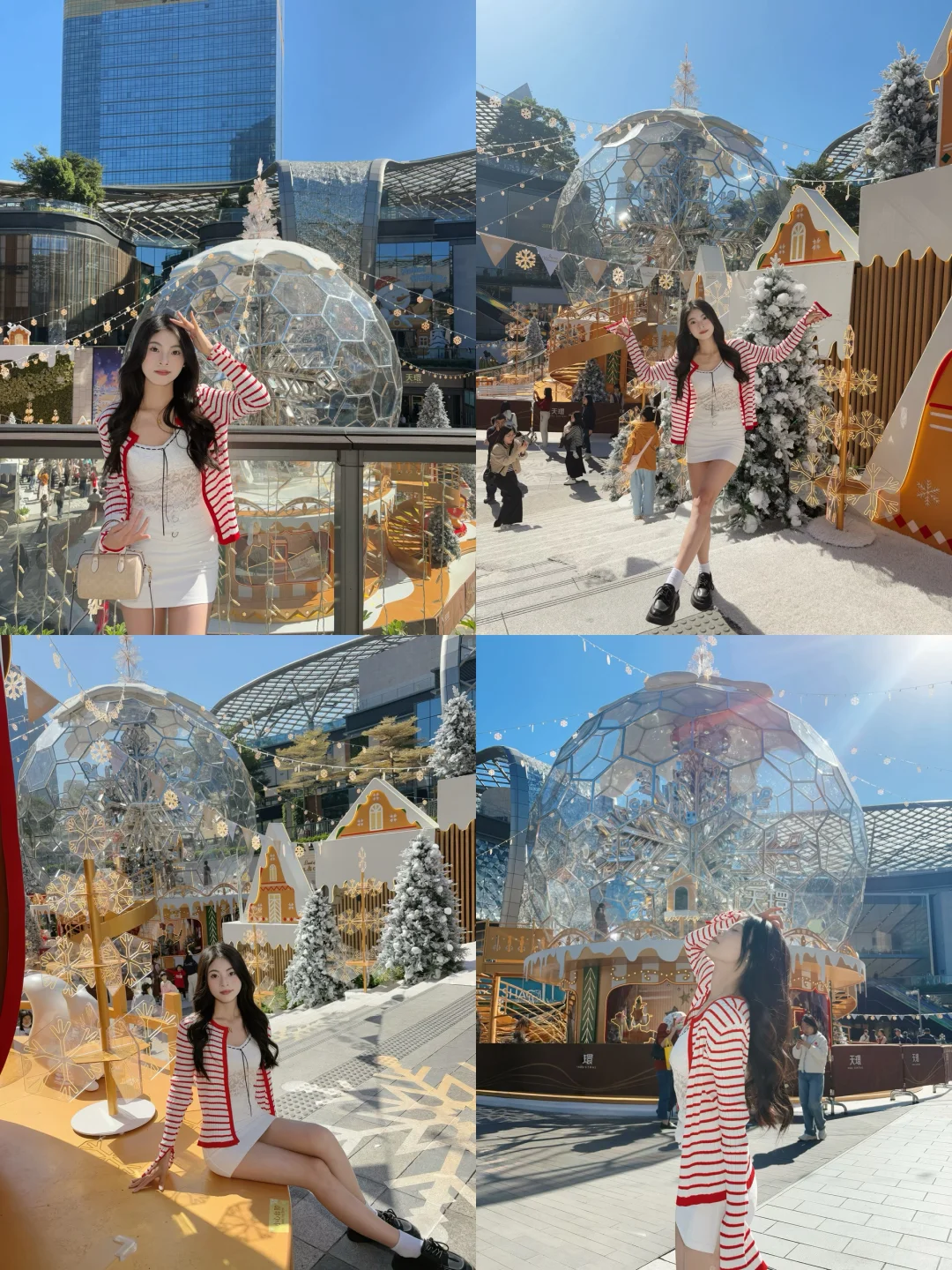 广州天环圣诞水晶球7️⃣个人少📷机位！