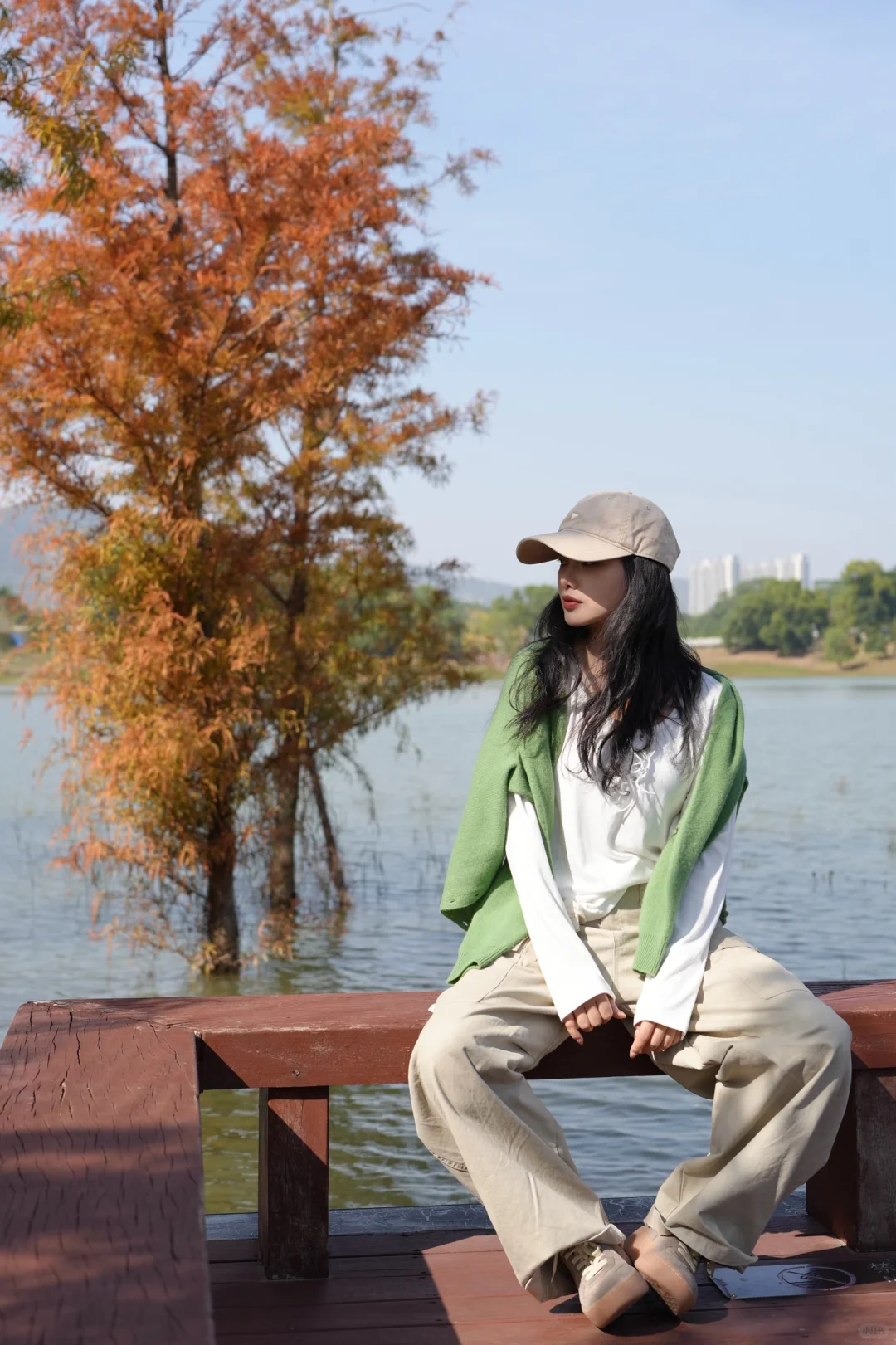 深圳实况｜新的湿地公园落羽杉已红🍁附机位