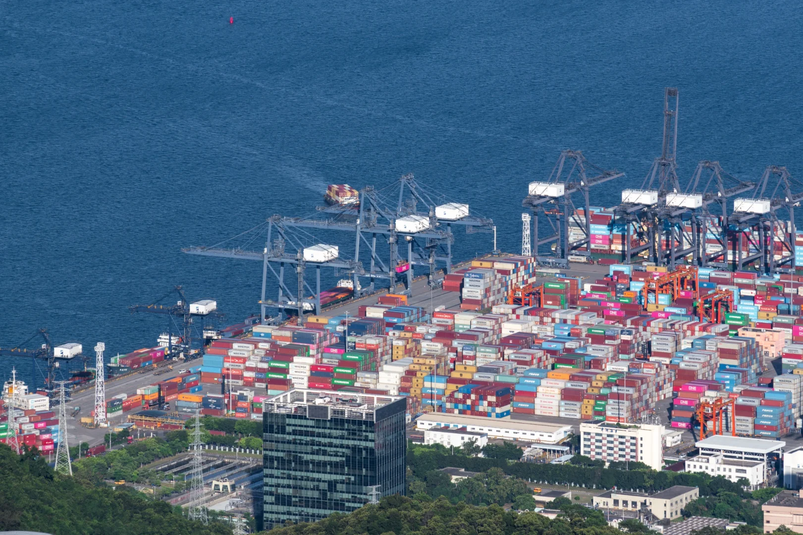 在深圳拍到了维港 ，香港第一高楼你敢信