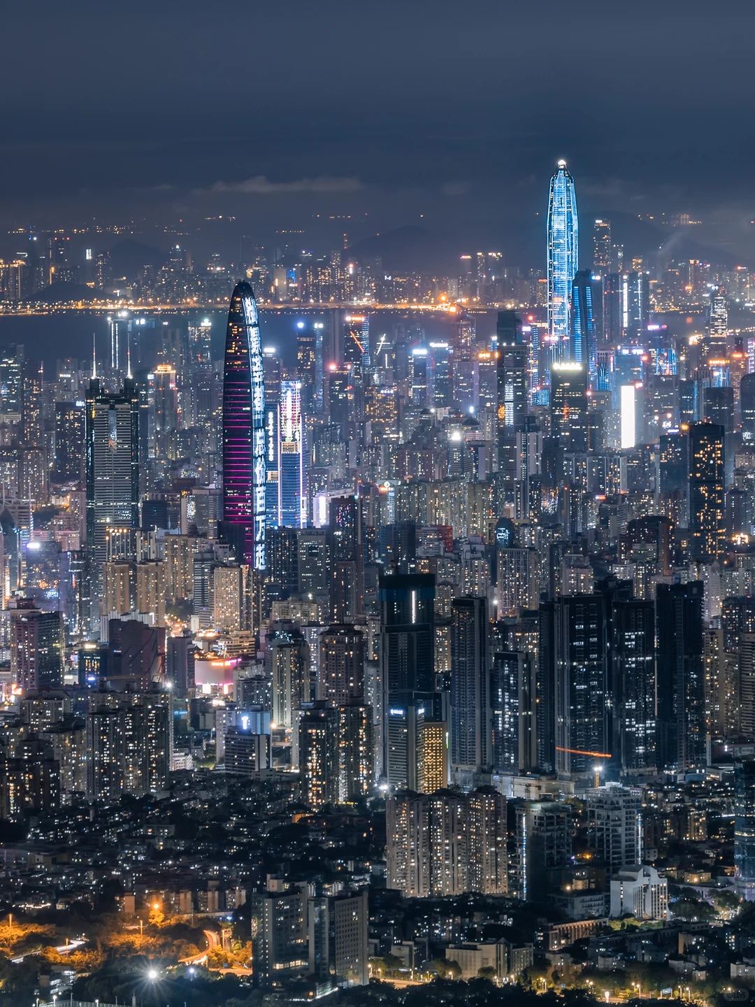 6张图带你感受梧桐山夜景有多震撼❗️